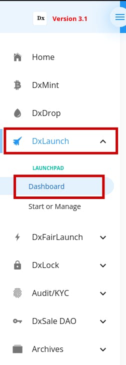 DxLaunch Dashboard